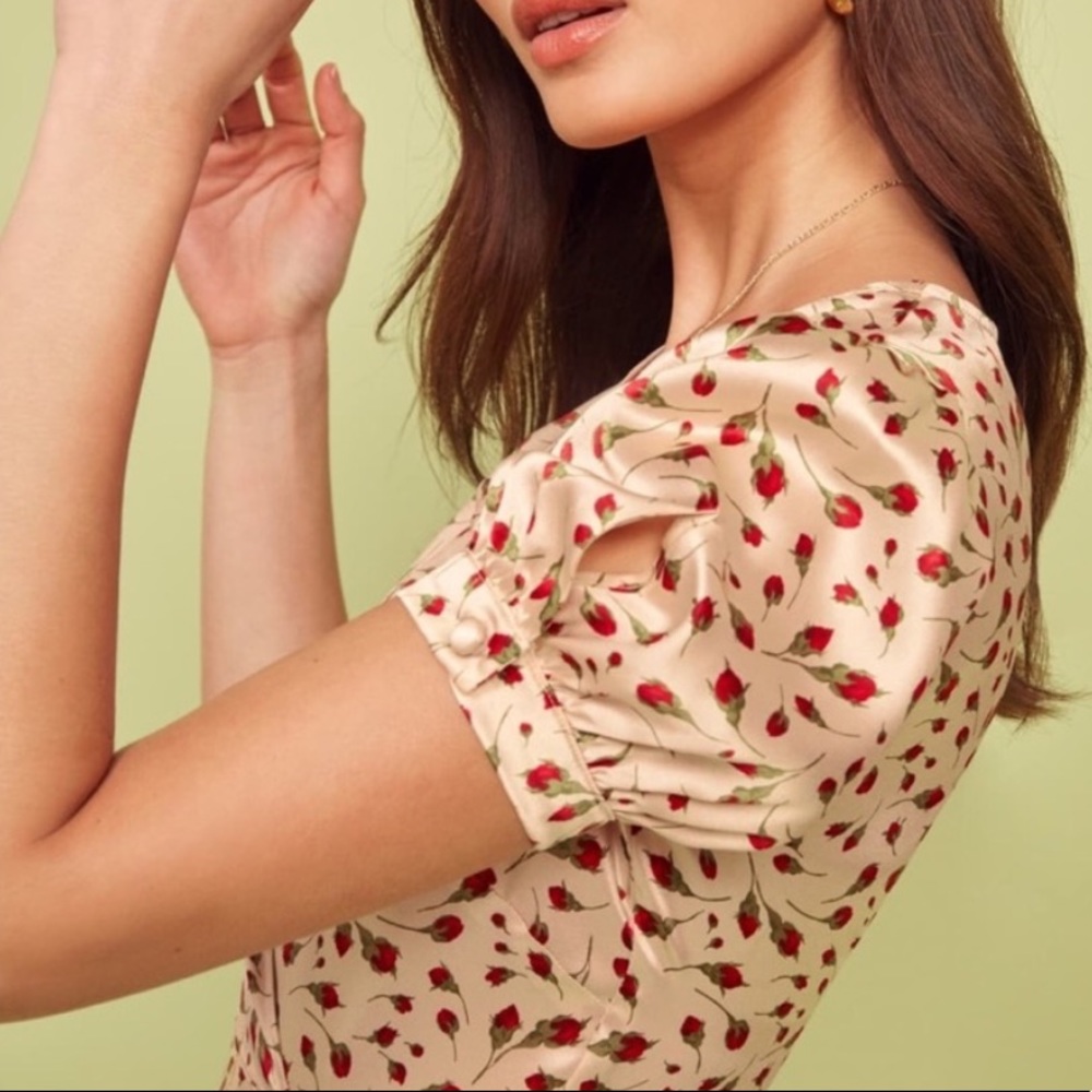 Reformation Honey Dress in Marion Print. Size S. - Picture 5 of 5